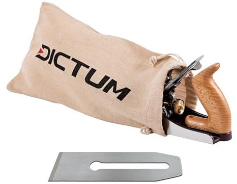 DICTUM® Rabot simple n° 4 | Fer à rabot japonais | Enlèvement fin des copeaux | même en cas de fibres difficiles | Tenue de coupe maximale