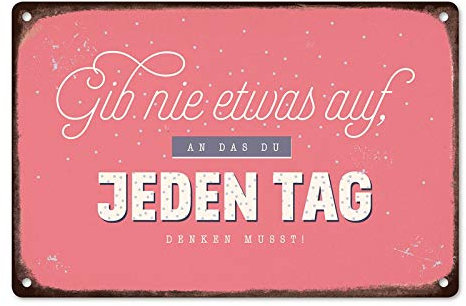 BECKER&BECKER BLECHSCHILD Vintage GIB NIE ETWAS AU