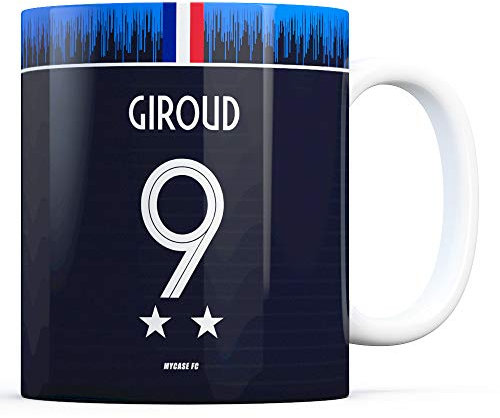 MUG Tasse Olivier Giroud 2 ÉTOILES ÉQUIPE DE France DE Football FABRIQUÉ en France
