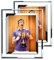 Simon's Shop Fotorahmen Glas-Fotorahmen 20,3 x 25,4 cm Wand- und Tisch-Präsentationsrahmen – 2er-Pack