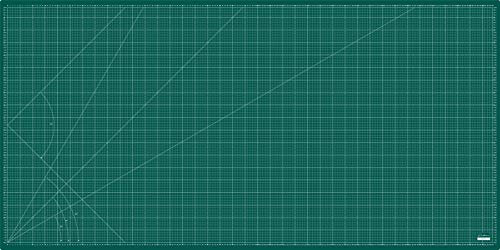Kadusi Schneideunterlage 3 mm Dicke (100 x 200 cm / Zoll - 3 mm Dicke) in Zentimeter und Zoll, selbstheilend, zum Basteln wie Patchwork, Scrapbooking, Modellbau und andere. Kadusi
