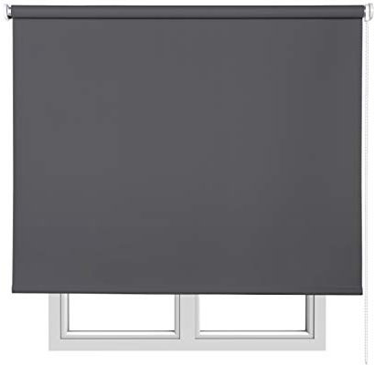 Estores Basic 15945 - Verdunkelungsrollo, Dunkelgrau, 140 x 250 cm, 1 Stück