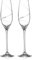 DIAMANTE Swarovski Kristall Champagnerflöten Prosecco Gläser - 'Toast Swirl' - verziert mit Swarovski Kristallen - 2er Set