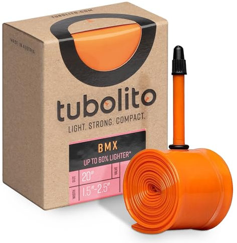 Tubo-Schlauch - BMX - 20 x 1,5 - 2,5 - Presta-Ventil, Orange