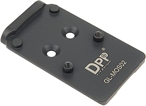 DPP Titanium Adapterplatte für Glock Standard MOS Holosun 407/507C Trijicon RMR/SRO