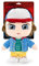 Famosa Softies - Stranger Things Dustin Plüschtier, kuschelig, 26 cm, weiche Textur und Füllung aus 100% recyceltem Fasermaterial, für Fans der Serie und Kinder ab 12 Monaten, (760021118), Bunt
