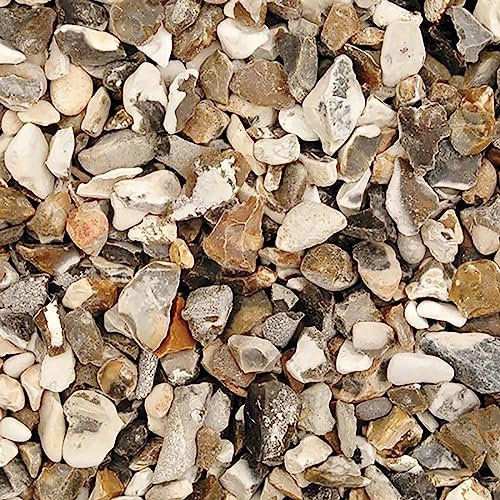 simpa Decorative Landscaping Garden Driveway Aggregate Chippings - Grey Moonstone 20mm - 20kg Bag