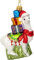 SIKORA BS755 Alpaka Christbaumschmuck Glas Figur Weihnachtsbaum Anhänger - Premium Linie