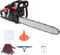 Gas Chainsaw 60cc 2-Cycle Gasoline Powered Chainsaw 20 Inch Handheld Cordless Petrol Chain Saws for Forest, Wood, Garden and Farm Cutting Use