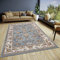 Hanse Home Reni Teppich Orientalisch – Orient Läufer klassisch dicht gewebt mit Ornamenten und Blumenmotiven Weicher Kurzflor für Schlafzimmer, Esszimmer, Wohnzimmer, Flur – Mint Creme, 160x235cm