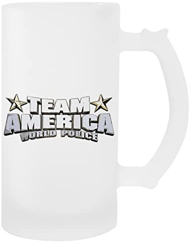Team America Transparent Bier Becher Mit Griff Beer Mug With Handle