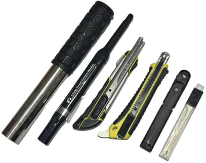 Kaizen Foam Cut Kit – Deluxe | Kaizen Foam Cutting Tool Kit | Kaizen Foam Cutting Tools Kit | Kaizen Foam Tools | Kaizen Foam Knife | Kaizen Foam Knife (Deluxe (mit Fingerloch-Werkzeug))