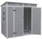 Panana Outdoor Garden Storage Shed, Grey, 6 x 4 ft；4.66 x 4ft ；5 x 2.6ft (6X4-B)
