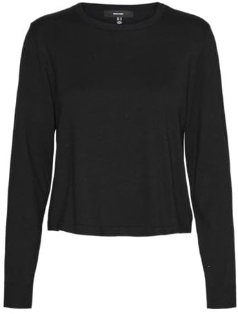 VERO MODA VMSILJE LS O-Neck Short Pullover GA NOOS