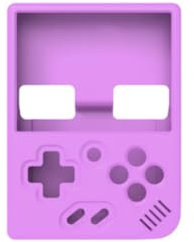 Silicone Case for Miyoo Mini Plus, Handheld Game Console Storage Bag Open Source Retro Protective Cover for Miyoo Mini Plus (purple)