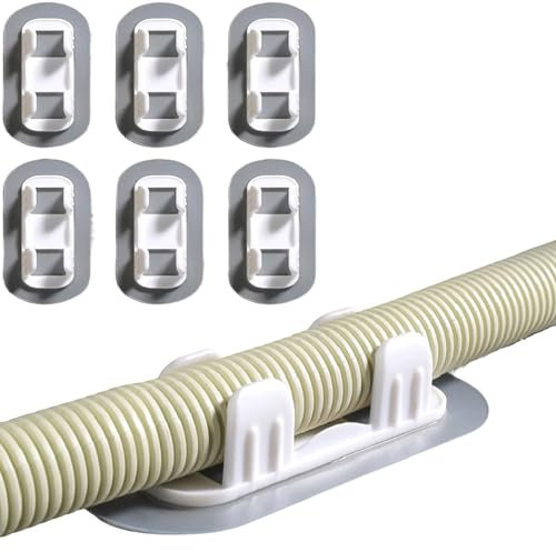 BZVCRTYKL Fascetta di Fissaggio Universale for Tubo di Scarico 'Aria condizionata Senza Foratura, Fascetta for Tubo di Scarico della Lavatrice, Fascetta for Tubo del Gas Senza chiodi/280