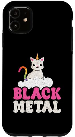 Hülle für iPhone 11 Black Metal & Death Metal Headbanger Rock Schwere Musik