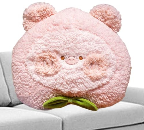 Tuxxjzm Handwärmer in Cartoon-Form, Plüsch-Handwärmer, superweicher Schweinehandwärmer, niedliches Plüschtier, Armwärmer aus Plüsch für Tiere, Kissen