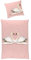 Familando Warme Winterbettwäsche 135x200 80x80 cm Biber Bettwäsche aus 100% Baumwolle mit Reißverschluss · Rosa Mädchenbettwäsche Partnerbettwäsche Set (2-teilig)