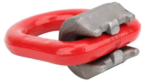 Manille à Anneau en D forgé en Acier allié, Manilles à Anneau de Levage 1T-5,3T avec Haute Résistance, Prévention de la Rouille et Longue Durée de Vie pour Accessoire de (2T)