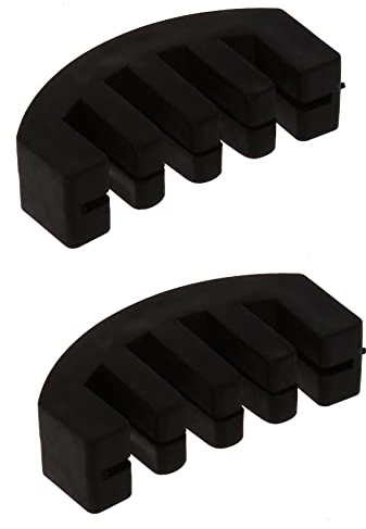 Kznifmk 2X Violin Practice Heavy Black Rubber Violin Mute Acoustic Electric