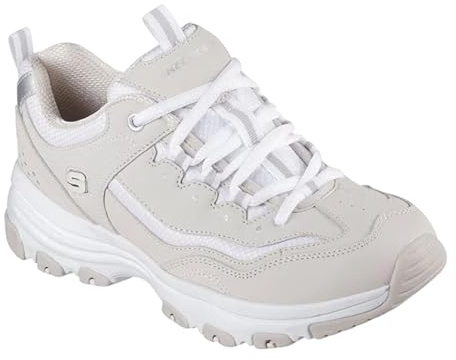 Skechers Womens Icon Dlite Trainers Taupe/White 4.5 UK