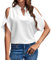Blouse Femme Chic Soldes Haut De Soiree Soldes Tunique Grande Taille Tee Shirts Paillette Femme Veste HabilléE pour Mariage Tenue Disco Annee 80 Blouse 100% Coton Chimie Col V Chemisier Boheme