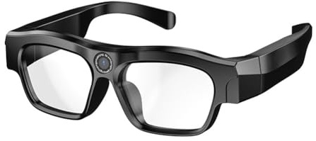 Uxsjakjsd Smart Glasses Wireless 4K HD Bluetooth Video Glasses Camera Mini Cycling Driving Record Music Call