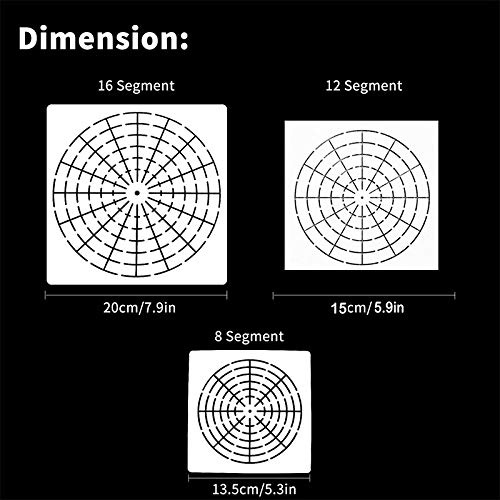 Ujjdwiurgh Mandala Dotting Stencil Tools Rock Painting Kit Ball Stylus Dotting Tools Include Stencil, Paint Tray (17 Pack)