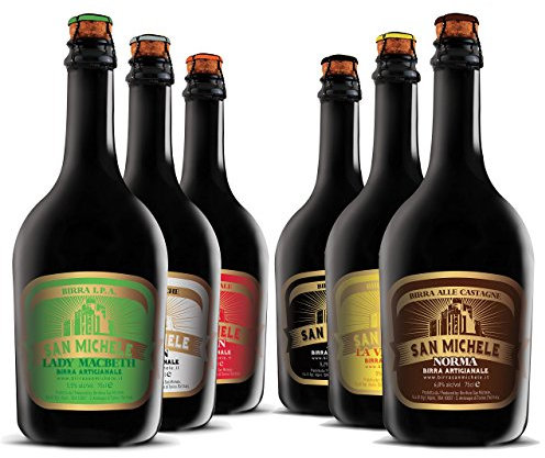 Scatola 6x0,75L Birra Artigianale San Michele - Selezione assortimento Super Premium 6 diversi stili