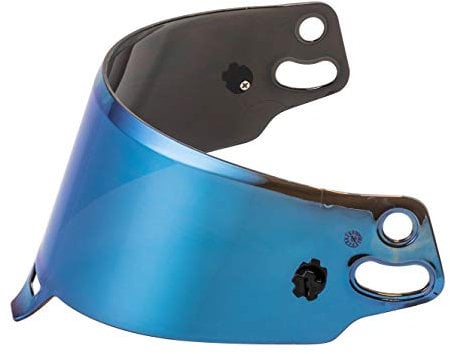 Sparco 00314V03 Visier Iridium Helm, Blau