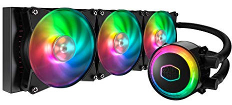 Cooler Master MasterLiquid ML360R RGB Refrigeración CPU a Liquido, Iluminación ARGB Sync, Diseño Bomba y Ventiladores Triple MF120R ARGB