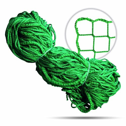 Huck Schutznetz - [10qm Fläche] Sicherheitsnetz aus Nylon - Gerüstnetz - Stabiles Rausfallschutz Netz - Absperrnetz - Fallschutznetz, Relingsnetz & Seitenschutznetz für Gerüste - 2 x 5 m