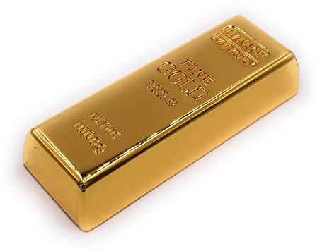 H-Customs Goldbarren aus Metall USB Stick 32 GB Speicher USB 2.0