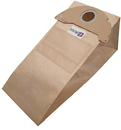 Distri+ - Sac aspirateur Karcher SE6100, K2501, K2601, K3001, NT181, Puzzi 90, A2120. - La Pochette de 5 Sacs Papier