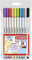 STABILO - Premium-Filzstift mit Pinselspitze für variable Strichstärken - Pen 68 brush - 10er Pack - mit 10 verschiedenen Farben