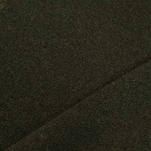 Benedict - Edler Wollstoff aus reiner Schurwolle - Schwer & Blickdicht - Für Bekleidung und Dekorationen - Jagdgrün - Meterware