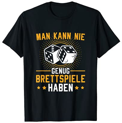 Gesellschaftsspiele Würfel Spieleabend Brettspiele T-Shirt