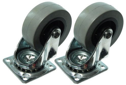 One Stop DIY 20 x Platten-Fixierrollen, robust, 50 mm