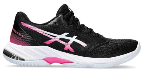 ASICS Damen Netburner Ballistic FF MT 3 Sneaker, Black Hot Pink, 40 EU