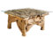riess-ambiente.de Maritimer Couchtisch Riverside 80cm Teakholz Glasplatte Handarbeit