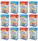 Peo's Palomitas de maíz para microondas 2 variedades mixtas en paquete de 72, 24 cajas (3 bolsas de 100 g, 12 saladas, 12 azucaradas)