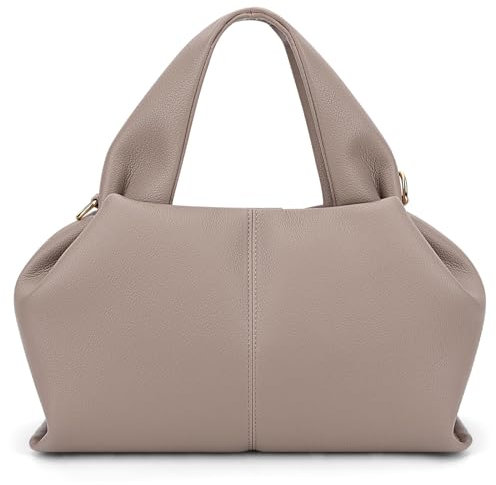 DKIIL NOIYB Kleine PU Umhängetasche Kleine Handtasche Henkeltaschen Moderne Lederhandtasche Dumpling Crossbody Bag für Damen Vintage Halbmond Tasche Hobo Bag Shopper Leder Clutch Abendtasche