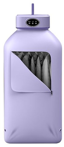 Qurygin Sèche Linge - Sèche Linge Portable Réglable À 2 Vitesses, Sèche-Linge Portable pour Camping-Cars De Voyage, sèche-Linge Électrique Compact Et Pliable De 600 W avec Sac De Séchage Et inuterie