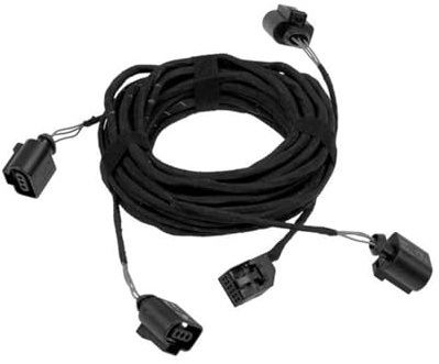 Kabelbaum PDC Sensor Einparkhilfe Heck hinten Kabelsatz | kompatibel mit T5 bis 9/2009 by HZ-DESIGN