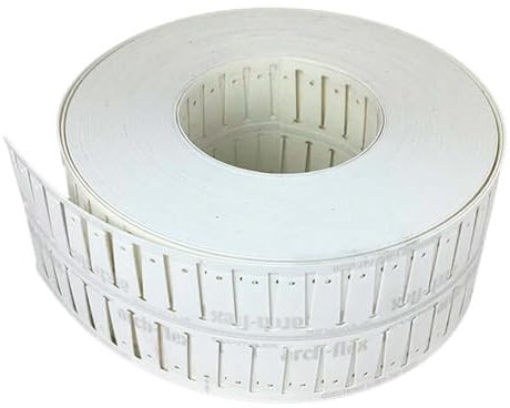 Strait-Flex Kantenprofil Arch-Flex 100, flex Winkel Weiß 12 Rollen á 30,5m hoher Kantenschutz, für Innen- und Außenkanten im Trockenbau, einfache Montage