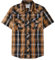 Dubinik® Western Shirts for Men Short Sleeve Plaid Pearl Snap Shirts for Men Button Up Shirt Cowboy Casual Work Shirt