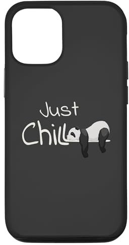 Hülle für iPhone 15 Lustiger Lässiger Pandabär | Anti-Stress Just Chill Panda