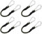 Bungee-Seile mit Karabiner, 4 Stück Spanngummi Bungee Cords, 30/60/90/120 cm lang, Bungee-Kordel mit Karabinerhaken für Camping Gepäck Reisen