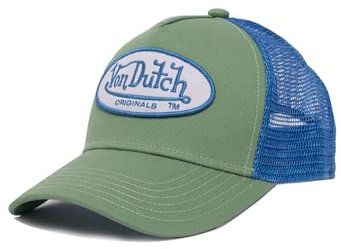 Von Dutch Trucker Cap Boston Green Blue Grün, Size:OneSize